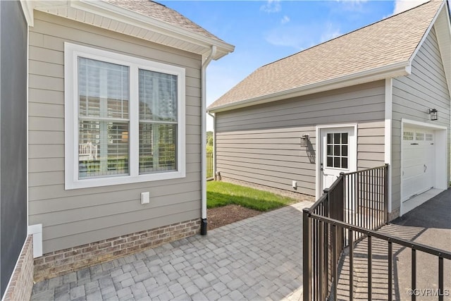 109 Axton Ln, Ashland, VA 23005 - view of patio / terrace with a garage and driveway