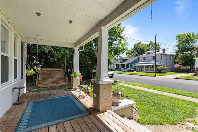 306 Hamilton Ave, Colonial Heights, VA 23834 - view of wooden porch