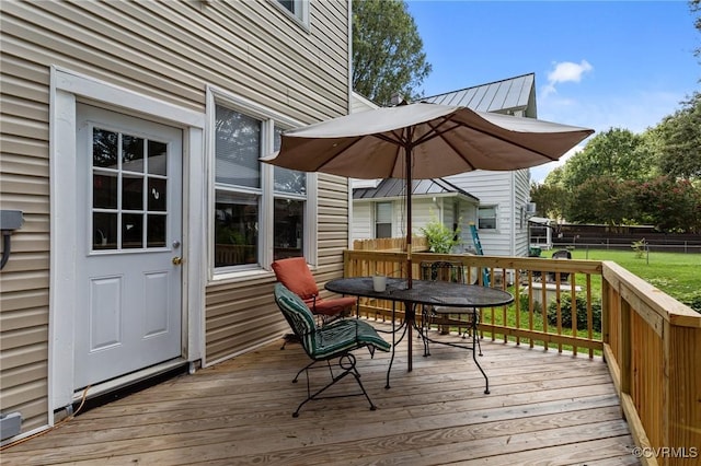 306 Hamilton Ave, Colonial Heights, VA 23834 - deck featuring outdoor dining area