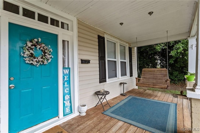 306 Hamilton Ave, Colonial Heights, VA 23834 - view of exterior entry featuring a porch