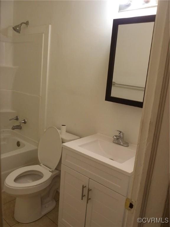 1504 N 30th St, Richmond, VA 23223 - full bath featuring vanity,  shower combination, and tile patterned flooring