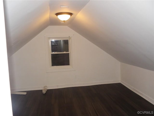 1504 N 30th St, Richmond, VA 23223 - additional living space with dark wood-type flooring and lofted ceiling