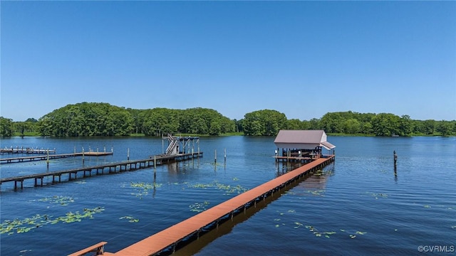 716 W Riverside Dr, Lanexa, VA 23089 - dock featuring a water view