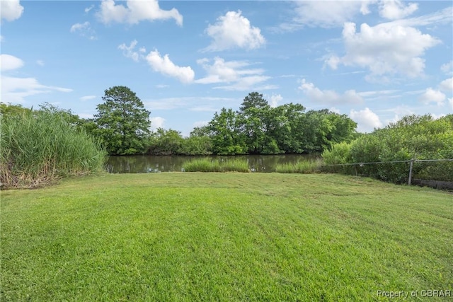 16 Diggs Dr, Hampton, VA 23666 - view of grassy yard featuring a water view