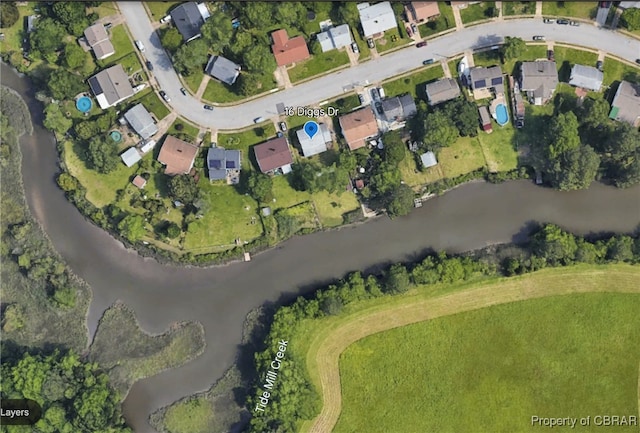 16 Diggs Dr, Hampton, VA 23666 - aerial view of property and surrounding area featuring nearby suburban area