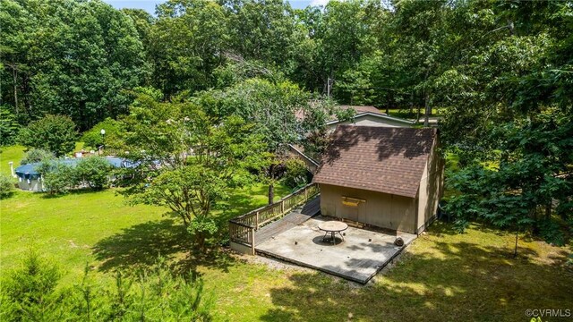 454 Elam Forest Dr, Prospect, VA 23960 - view from above of property