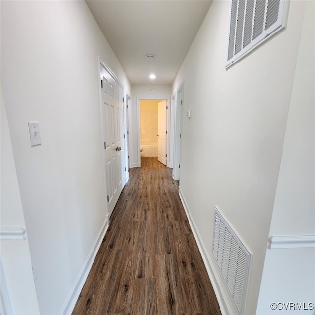 3104 Aqua Ct, Richmond, VA 23230 - corridor with wood finished floors and baseboards