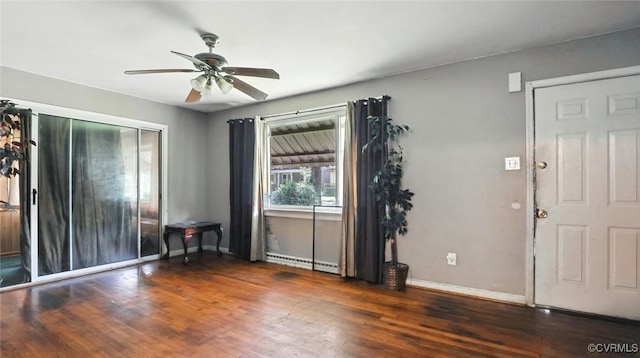 17 E 31st St, Richmond, VA 23224 - spare room featuring ceiling fan and wood finished floors