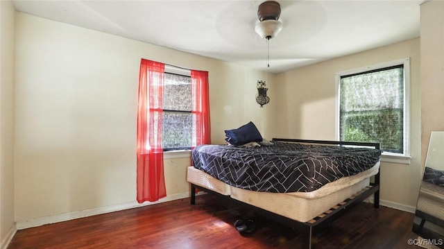 17 E 31st St, Richmond, VA 23224 - bedroom with wood finished floors and a ceiling fan