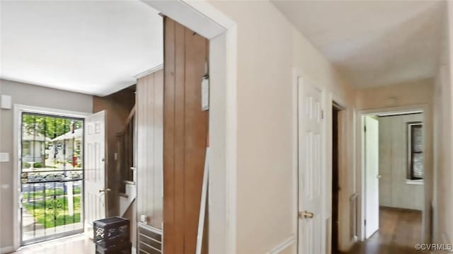 17 E 31st St, Richmond, VA 23224 - corridor featuring wood finished floors and baseboards