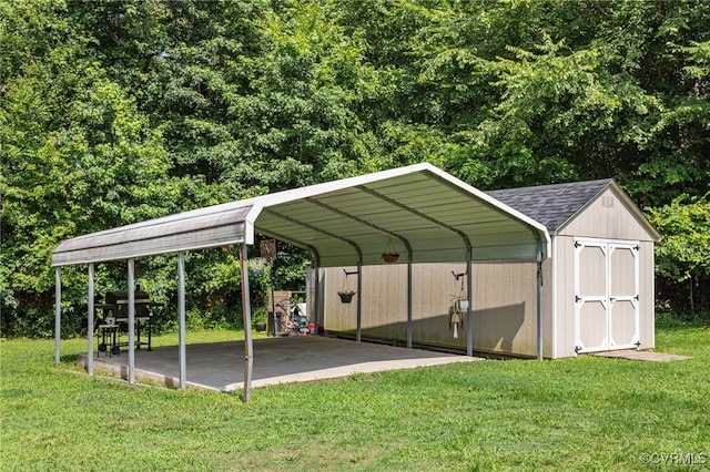 11501 Courthouse Rd, Dinwiddie, VA 23841 - view of car parking featuring a detached carport
