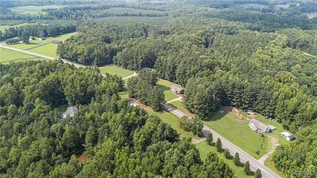 11501 Courthouse Rd, Dinwiddie, VA 23841 - view of property location featuring a heavily wooded area and rural landscape