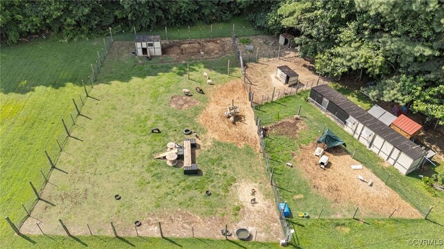 11501 Courthouse Rd, Dinwiddie, VA 23841 - aerial view of property and surrounding area