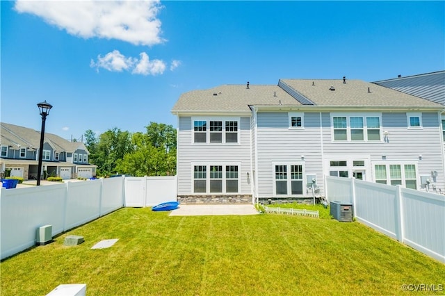 5311 Benmable Ct, Glen Allen, VA 23059 - back of house featuring a fenced backyard and a patio