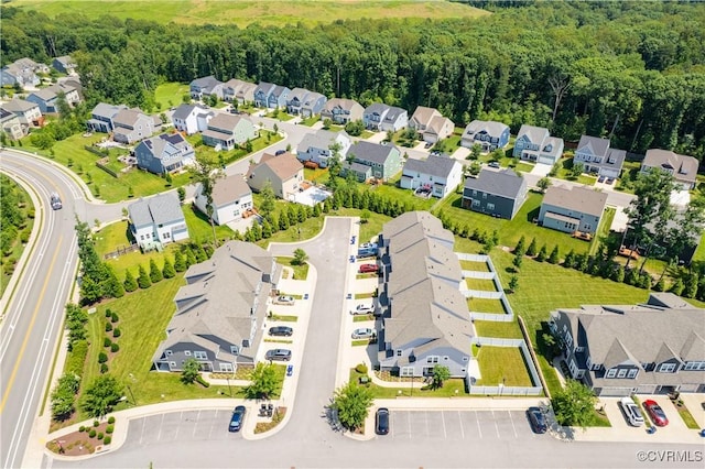 5311 Benmable Ct, Glen Allen, VA 23059 - aerial perspective of suburban area featuring a forest