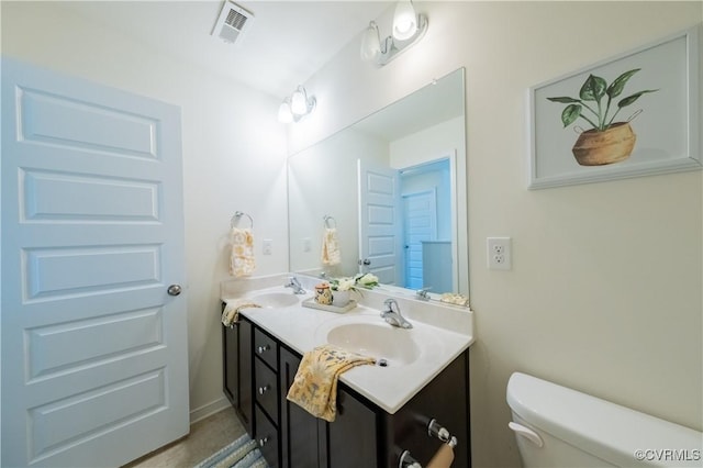 5311 Benmable Ct, Glen Allen, VA 23059 - bathroom with toilet and double vanity