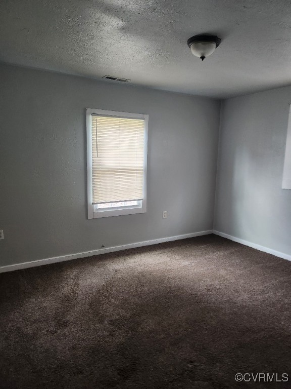 137 Virginia Ave, Petersburg, VA 23803 - carpeted spare room with baseboards and a textured ceiling