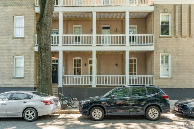 603 N Allen Ave Unit U1B, Richmond, VA 23220 - view of front facade with stucco siding