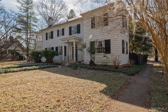 1602 Brandon Ave, Petersburg, VA 23805 - colonial inspired home featuring a chimney
