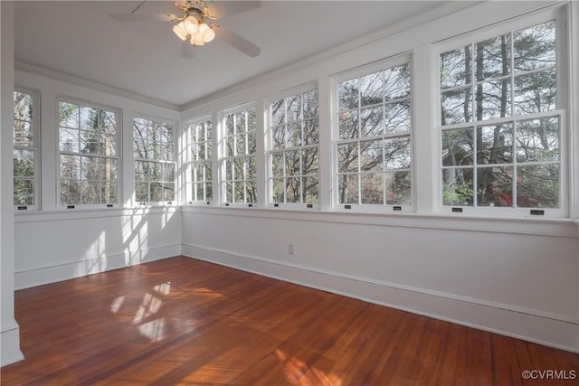 1602 Brandon Ave, Petersburg, VA 23805 - unfurnished sunroom with healthy amount of natural light, wood finished floors, and a wooden deck
