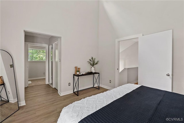 4458 Old Fox Trl, Chesterfield, VA 23112 - bedroom with wood finished floors and a towering ceiling