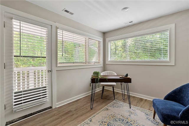 4458 Old Fox Trl, Chesterfield, VA 23112 - office featuring baseboards and wood finished floors