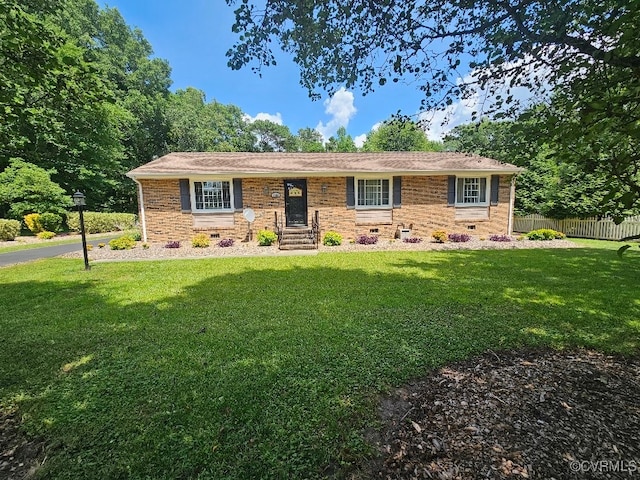 5403 Chesdin Rd, North Dinwiddie, VA 23803 - ranch-style home featuring entry steps
