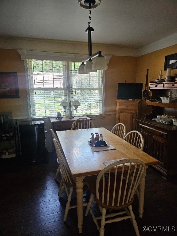 5403 Chesdin Rd, North Dinwiddie, VA 23803 - dining area featuring wood finished floors