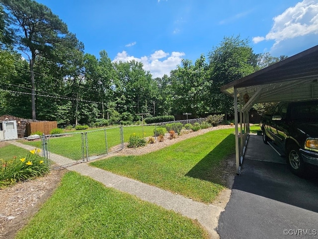 5403 Chesdin Rd, North Dinwiddie, VA 23803 - view of yard with a gate