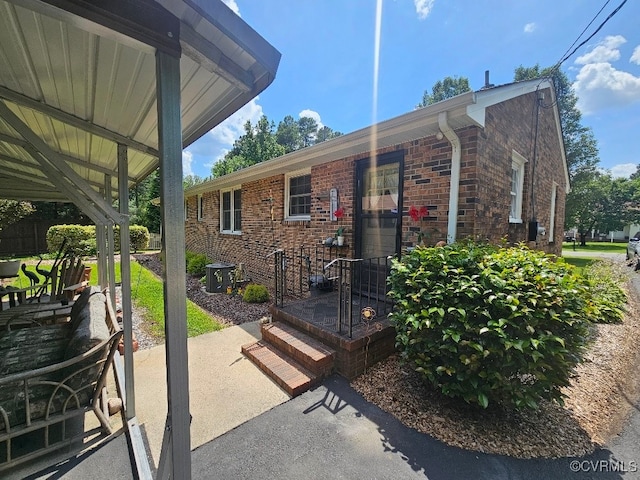 5403 Chesdin Rd, North Dinwiddie, VA 23803 - view of property exterior with brick siding