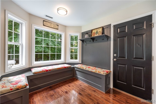 4672 Bell Rd, Powhatan, VA 23139 - mudroom featuring plenty of natural light and dark wood-style flooring