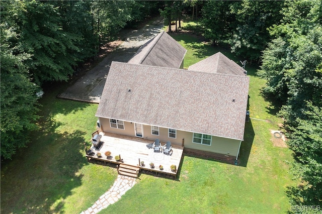 4672 Bell Rd, Powhatan, VA 23139 - view from above of property