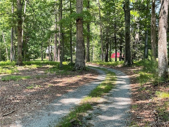 2458 Happy Hill Ln, Mechanicsville, VA 23111 - view of dirt / gravel road with a view of trees