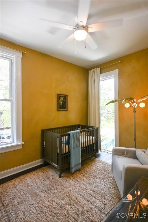 7 N Davis Ave, Richmond, VA 23220 - bedroom with a ceiling fan