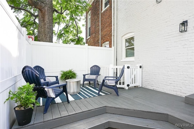 7 N Davis Ave, Richmond, VA 23220 - view of wooden deck
