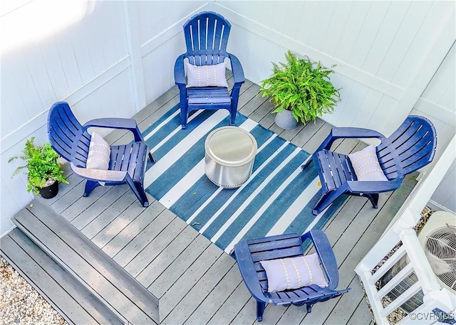 7 N Davis Ave, Richmond, VA 23220 - view of wooden deck