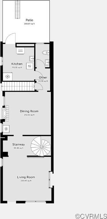 7 N Davis Ave, Richmond, VA 23220 - view of floor plan / room layout