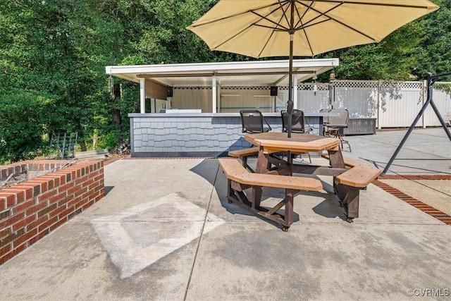 4312 Erlene Ct, Chester, VA 23831 - view of patio / terrace featuring outdoor dining area
