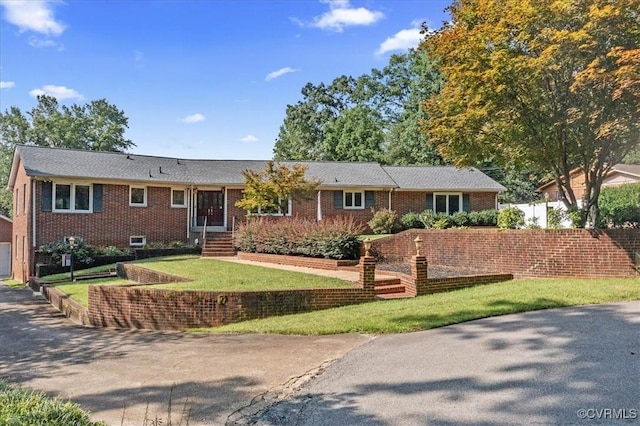 4312 Erlene Ct, Chester, VA 23831 - ranch-style home with entry steps and brick siding