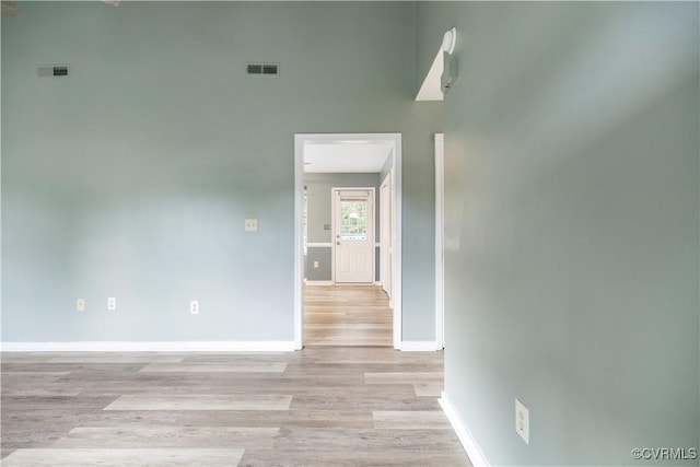 4803 White Manor Ct, Chesterfield, VA 23112 - empty room with baseboards and light wood-type flooring