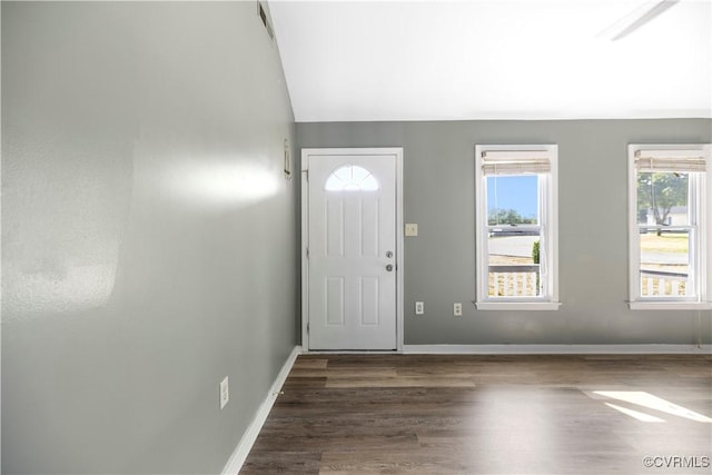 4803 White Manor Ct, Chesterfield, VA 23112 - foyer featuring wood finished floors and lofted ceiling
