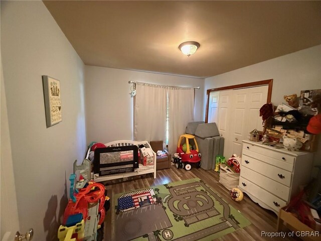 162 Twin Oaks Rd, Water View, VA 23180 - bedroom featuring wood finished floors and a closet