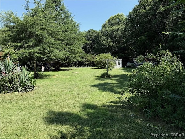 162 Twin Oaks Rd, Water View, VA 23180 - view of grassy yard