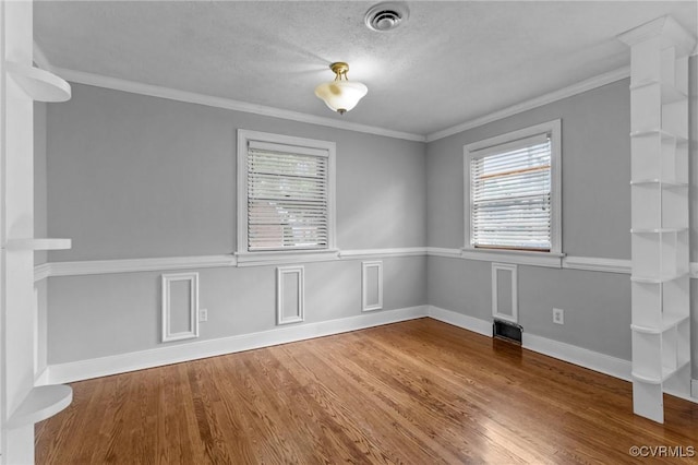 3205 Birchbrook Rd, Henrico, VA 23228 - unfurnished room with wood finished floors and crown molding