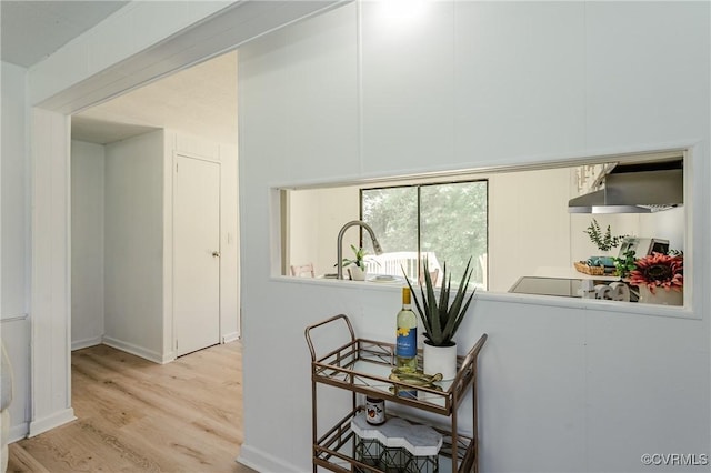 21113 River Rd, Dinwiddie, VA 23885 - corridor with wood finished floors