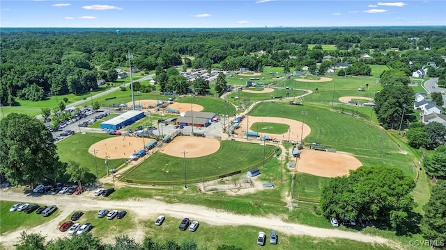 6118 Pond Grass Rd, Mechanicsville, VA 23111 - aerial view of property's location featuring a forest