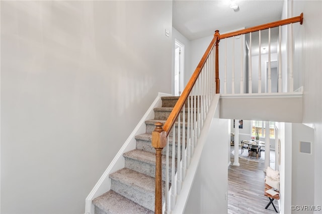 6118 Pond Grass Rd, Mechanicsville, VA 23111 - stairs with wood finished floors