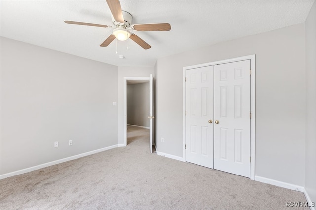 6118 Pond Grass Rd, Mechanicsville, VA 23111 - unfurnished bedroom with carpet flooring, a closet, and a ceiling fan