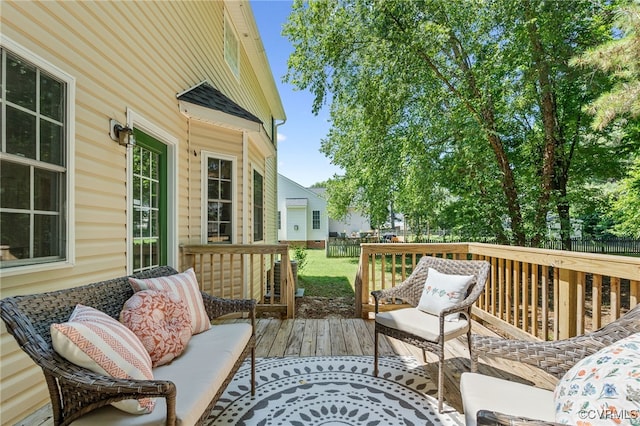 6118 Pond Grass Rd, Mechanicsville, VA 23111 - view of deck