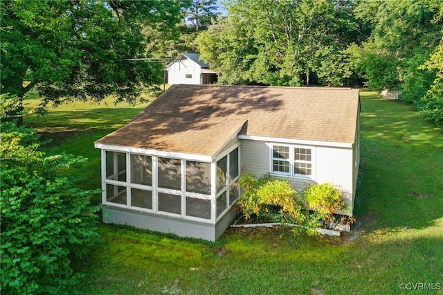 5984 Canterbury Rd, Walkerton, VA 23177 - view of shed with a sunroom